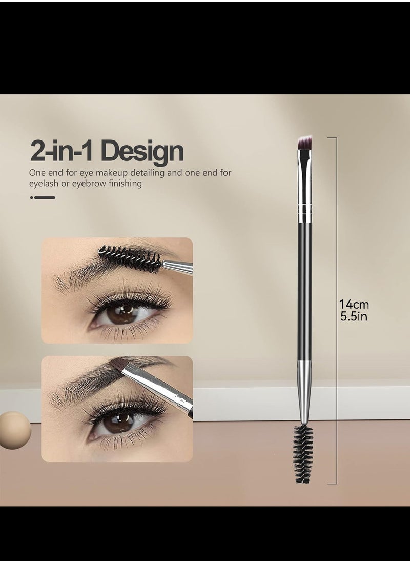Generic - Eyebrow Brush Eyelash Separator Brow Comb & Lash Spoolie Professional Eye Makeup Tools (3 Pcs Set) - Image 1
