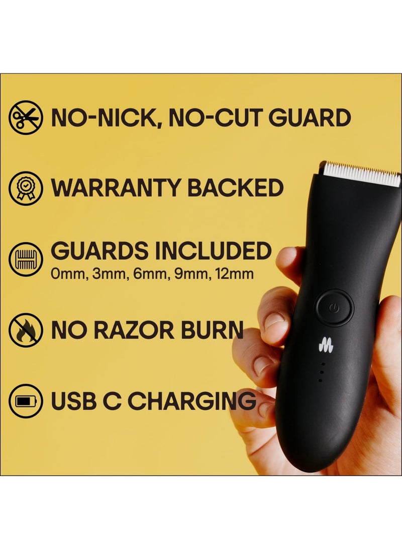 Meridian Premium Trimmer for Men and Women, Usb C Charging, Travel Lock, 6 Colors Available, Sky Trimmer - Premium Onyx - Image 4