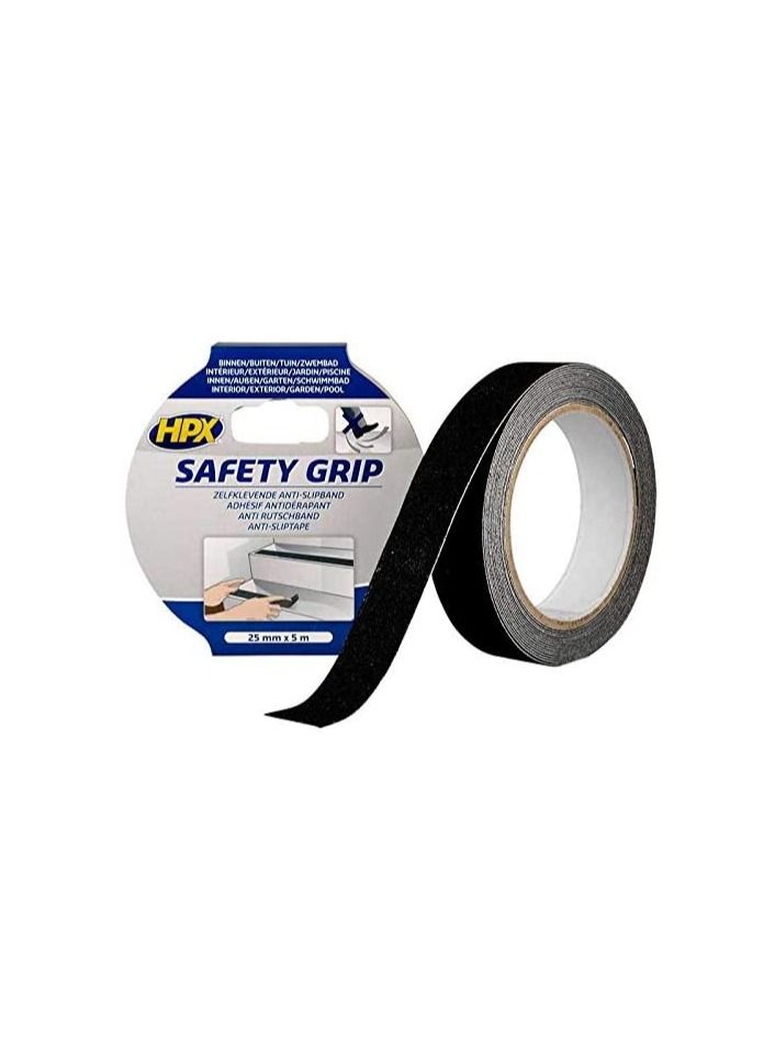 HPX Anti slip Safety Grip Tape Black 25mmX18m SB2518 - Image 2