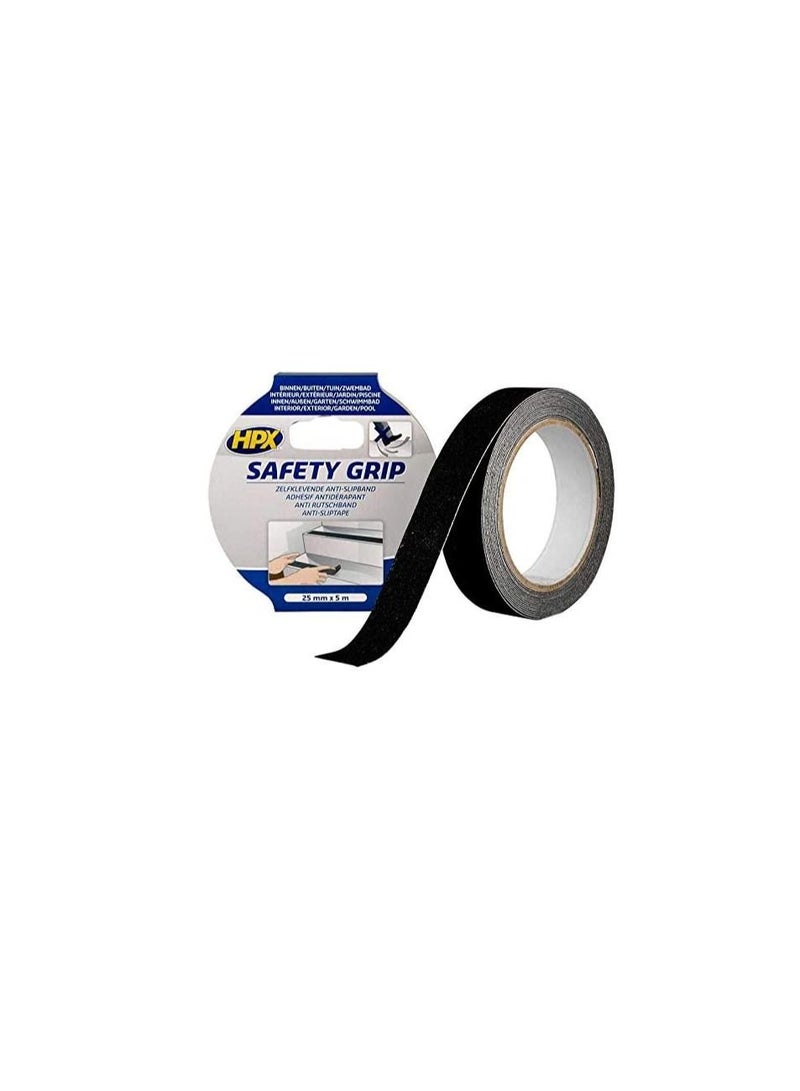 HPX Anti slip Safety Grip Tape Black 25mmX18m SB2518 - Image 3