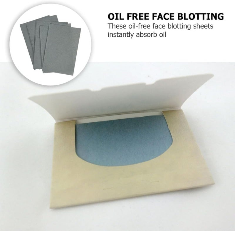 Facial Oil Absorbing Paper 200pcs Blotting Papers for Oily Skin 3d Velvet Texture Oil Control Tissues Portable Skin Care Sheets for Men - Image 3