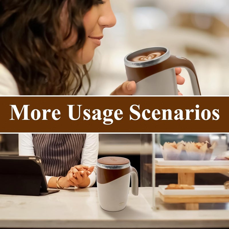 AutoMix Stainless Steel Magnetic Travel Mug with Custom Print - Image 4