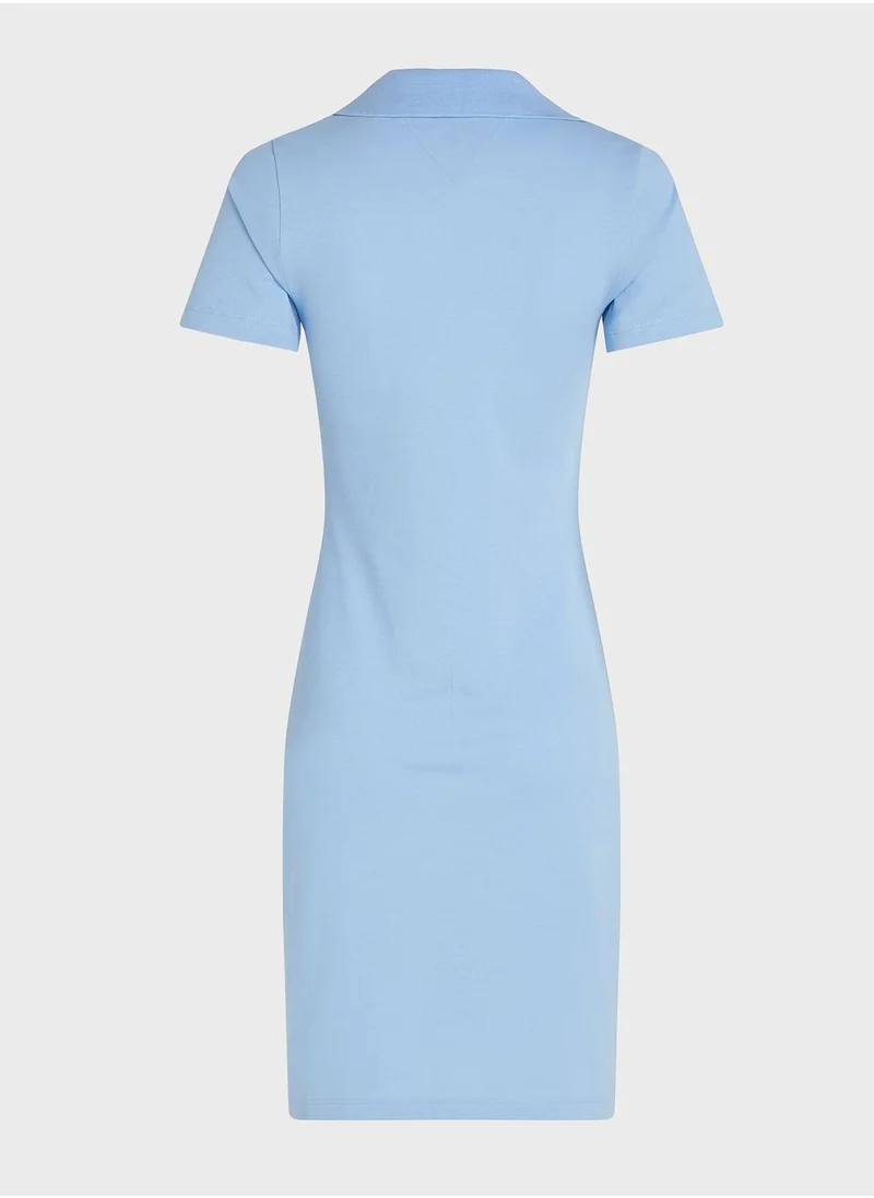 TOMMY HILFIGER Polo Neck Knitted Dress