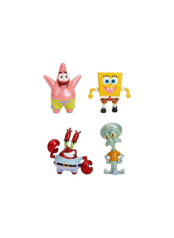 JADA Metalfigs Spongebob Squarepants Die-Cast Figures 4-Pack - Image 2