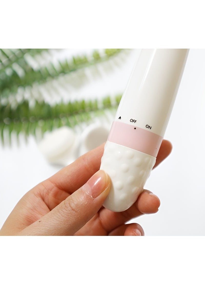 قلم مساج هزاز للوجه والجسم والعين متعدد الاستخدامات للنساء - يعمل بالبطاريات و مقاوم للماء - Image 3