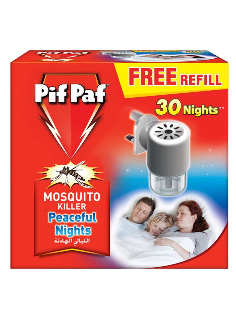 Pif Paf PowerGard Electronic Scented Insect Killer with 30 Nighttime Tablets - Image 1