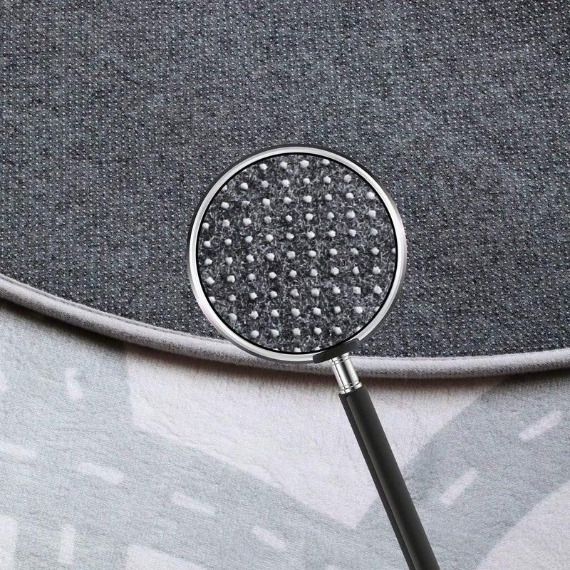 LIVEBOX سجادة أطفال بتصميم حركة المرور 4'x6' قابلة للغسل لغرفة نوم الأطفال رائعة للتعليم والمرح مع سيارات وألعاب سجادات غير قابلة للانزلاق لروضة الأطفال وغرفة المعيشة والفصول الدراسية ومدخل خيمة الأطفال - Image 5