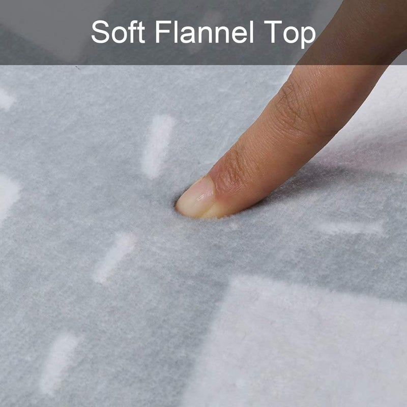 LIVEBOX سجادة أطفال بتصميم حركة المرور 4'x6' قابلة للغسل لغرفة نوم الأطفال رائعة للتعليم والمرح مع سيارات وألعاب سجادات غير قابلة للانزلاق لروضة الأطفال وغرفة المعيشة والفصول الدراسية ومدخل خيمة الأطفال - Image 4