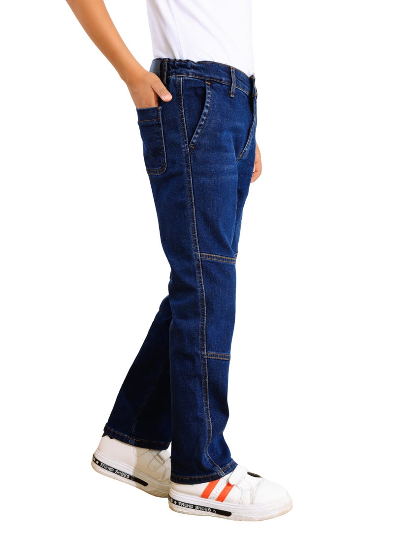 JBS DENIM Boys' navy blue street style jeans - Image 3