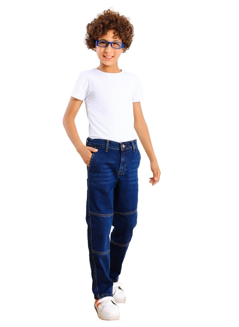 JBS DENIM Boys' navy blue street style jeans - Image 2