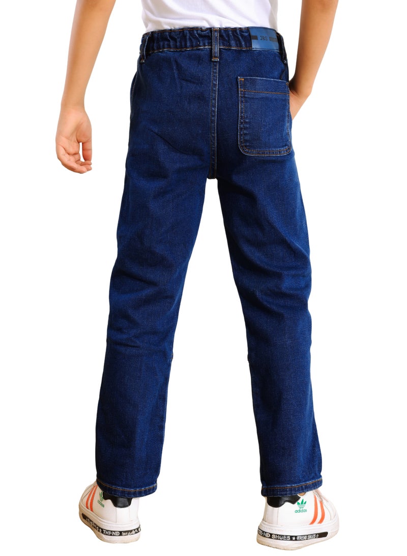 JBS DENIM Boys' navy blue street style jeans - Image 4