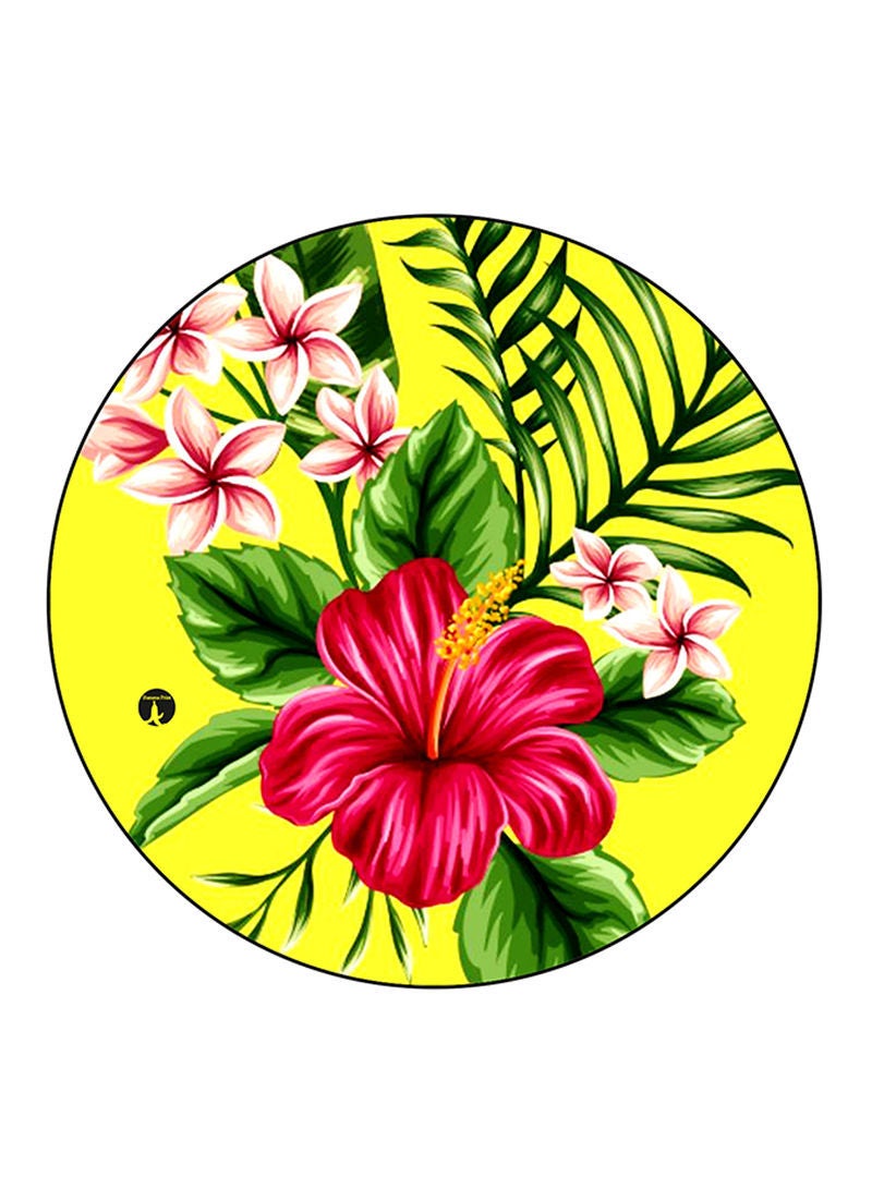 RKN Flowers Printed Mouse Pad  Multicolour
