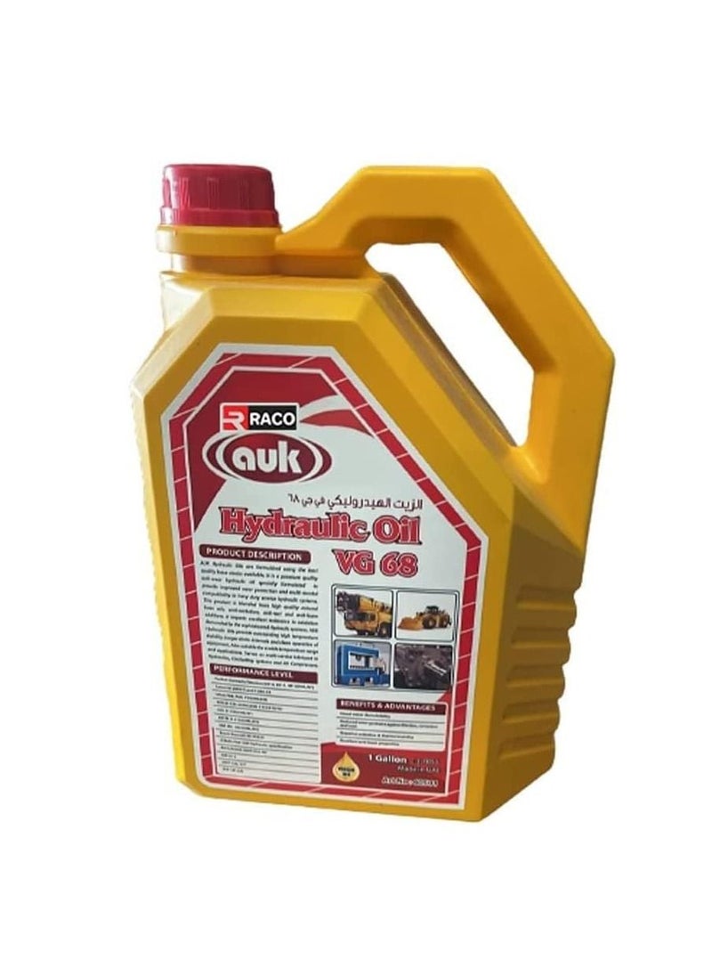 RACO Automotive Multi Purpose Hydraulic Oil VG 68 All Heavy Hydraulic Machines GALLON 3.785 Liter  - Image 1