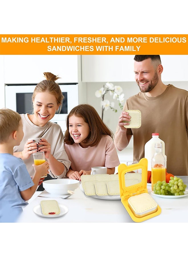 Uncrustable Sandwich Maker Cutters for Kids Lunch,Mini Cookie Cutter and Sealer - Image 2