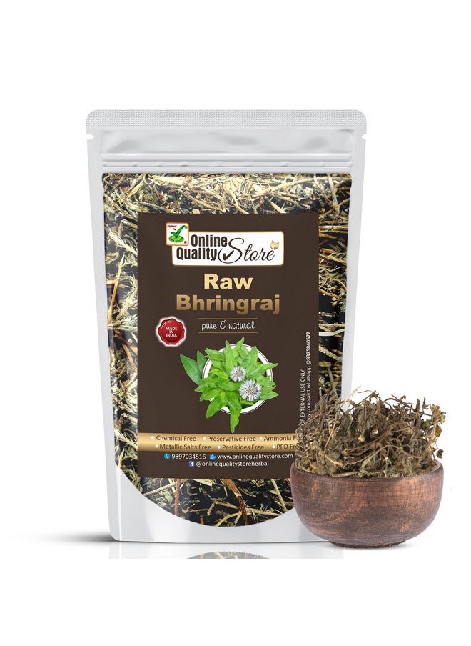 Online Quality Store Raw Bringaraj/Bringraj Dry Leaves/Bhringraj Leaves/Bhangra - Eclipta Alba/False Daisy/Keshraj-100G  - Image 1