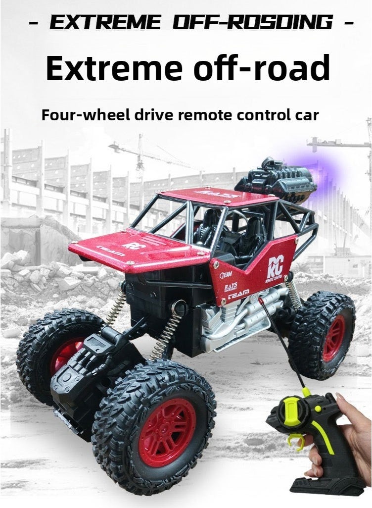 Alloy Four-Wheel Drive Remote Control Climbing Spray Off-Road Vehicle, Shock-Resistant Wireless Charging, Children's Toys, 7-14 Year - Image 5