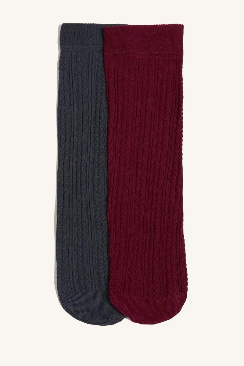 ديفاكتو Woman 2 piece Long sock