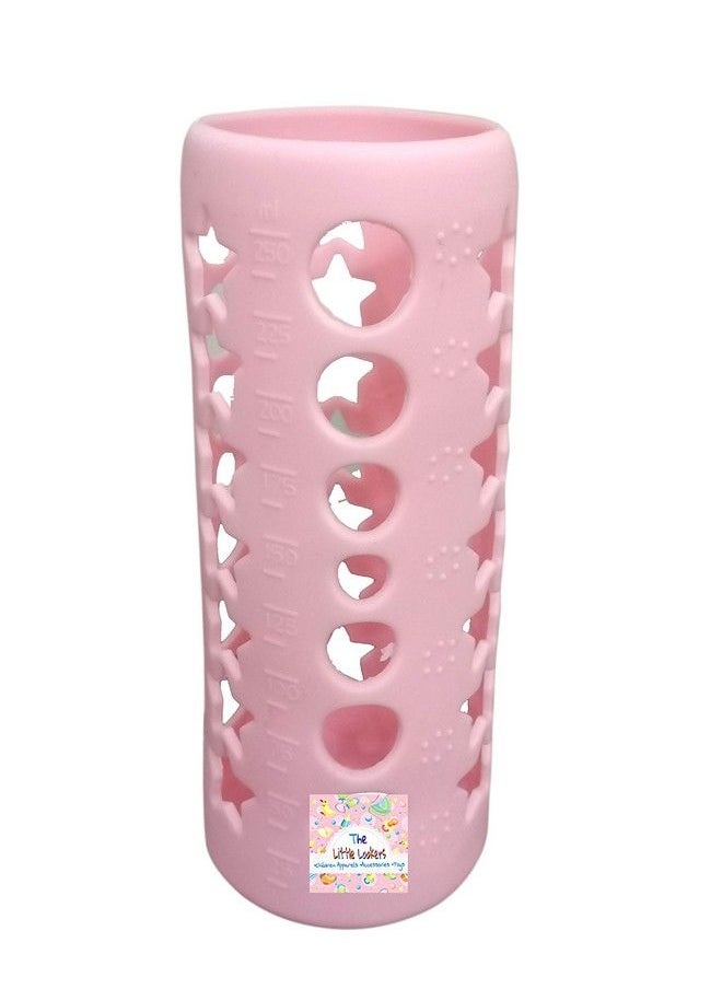 The Little Lookers Baby Feeding Bottle Silicone Warmer Cover;Sleeve Holder;Insulated Protection For Newborns;Infants;Babies (Red & Pink 240Ml)  - Image 5