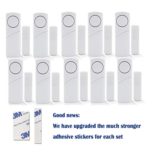 Price Xes Home Security Alarm System DIY Kit - Magnetic Sensor - Guardian Protector - Window Glass Vibration Security Burglar Alarm for Homes, Cars, Sheds, Caravans, Motorhomes - Price Xes (Set of 10) - Image 2