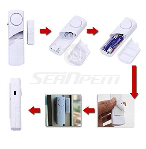 Price Xes Home Security Alarm System DIY Kit - Magnetic Sensor - Guardian Protector - Window Glass Vibration Security Burglar Alarm for Homes, Cars, Sheds, Caravans, Motorhomes - Price Xes (Set of 10) - Image 5