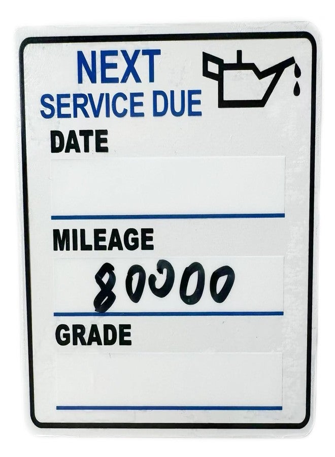 Chardime Oil Change Stickers，150pcs 2x2 inch Oil Change Stickers for windscreen - Easy to use and Remove - Image 1