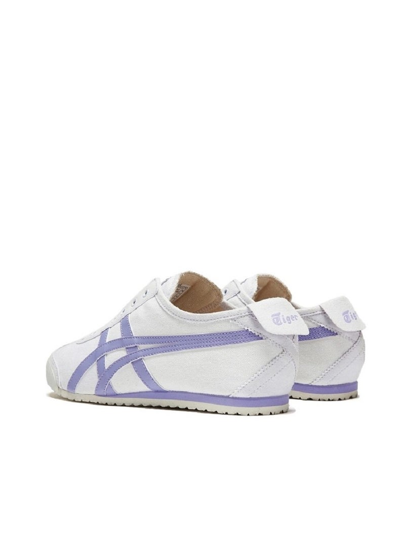Onitsuka Tiger MEXICO 66 Slip-On Canvas Women Athlesiure Casual Shoes White/Purple - Image 5