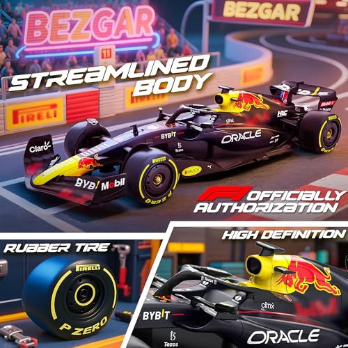BEZGAR F1 Remote Control Car Officially Licensed Rb18 Toy Car 118 Model Vehicle 24GHz Race F1 RC for BoysGirls and Adults Ideal for Kids Collectors 94800 - Image 5