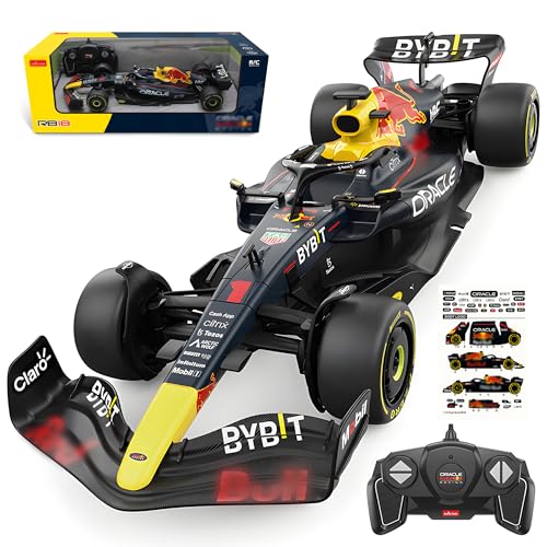 BEZGAR F1 Remote Control Car Officially Licensed Rb18 Toy Car 118 Model Vehicle 24GHz Race F1 RC for BoysGirls and Adults Ideal for Kids Collectors 94800 - Image 1