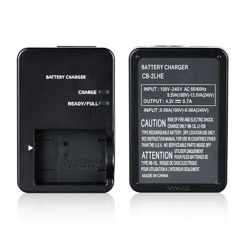 KWTOUL شاحن بطارية KWTOUL CB-2LH NB-13L متوافق مع كاميرا كانون باور شوت G7 X مارك II، G5 X، G7 X، G9 X، G9 X مارك II، SX620 HS، SX720 HS، SX730 HS - Image 4