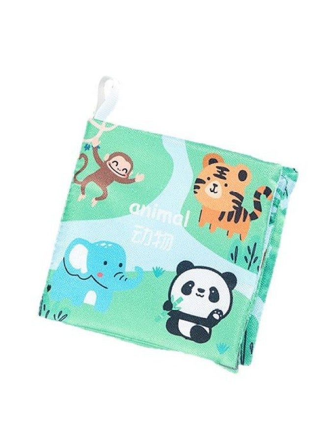 HBB00356 ANB-02 [Animal]]-Colour:[opp Bag] Short Cloth Book-animals (chinese And English Version, 4 Pages, 8 Sides, With Sound Paper + Bb Device) 20g  - Image 3