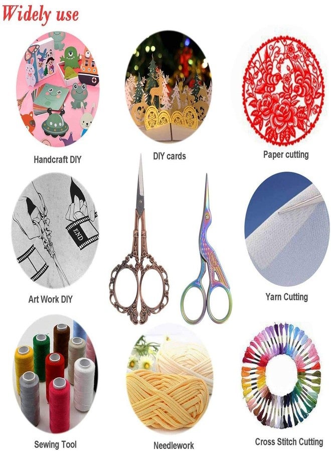 BIHRTC 11 Inch Fabric Professional Stork Tailor Scissors - Stainless Steel Sharp Dressmaker Heavy Duty Scissors for Leather Sewing Shears Tailoring - Image 4