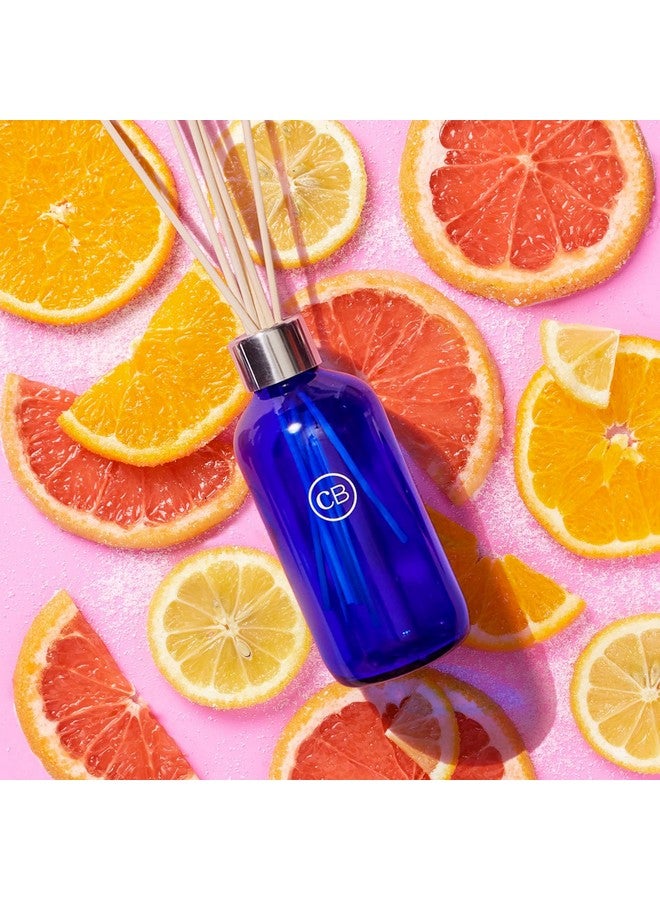 Capri Blue Reed Oil Diffuser - Volcano - Comes With Diffuser Sticks, Oil, And Glass Bottle - Aromatherapy Diffuser - 8 Fl Oz - Navy Blue  - Image 2