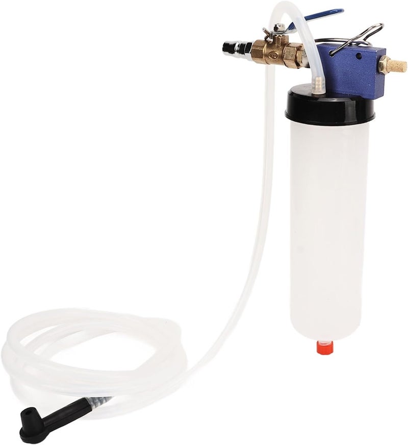 Pneumatic Brake Fluid Change Tool for Cars Motorcycles – Vacuum Bleeder Kit for Brake Clutch and Power Steering Oil Replacement - Image 2