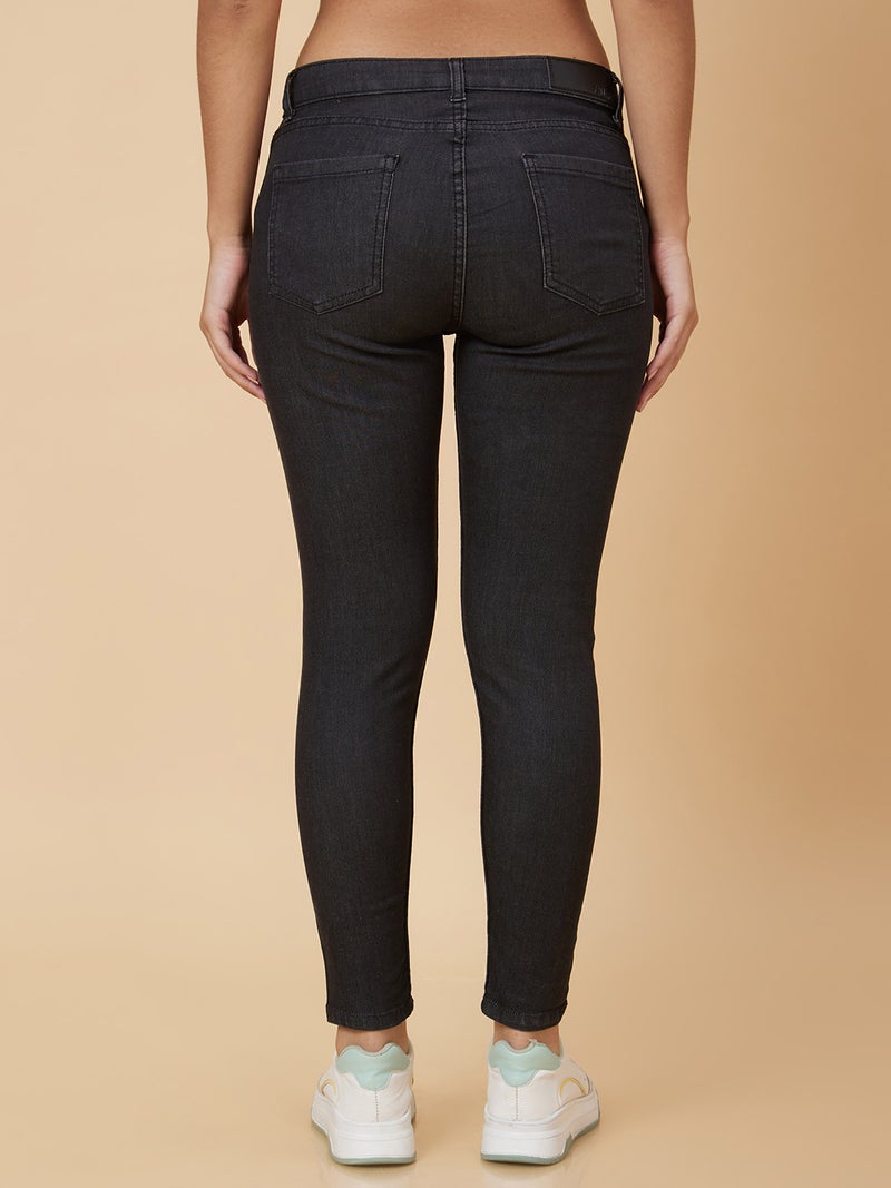 globus Globus Women Black Skinny Fit Stretchable Jeans  - Image 3