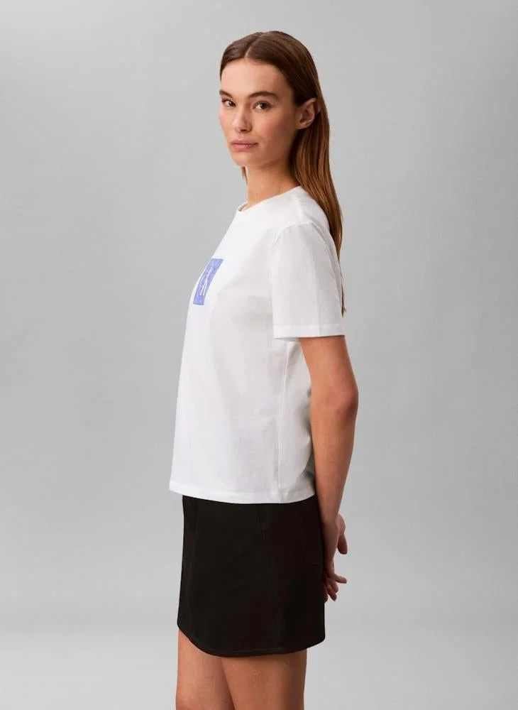 Calvin Klein Jeans  Casual Classic Fit Monogram T-Shirt for Women | Best Price UAE