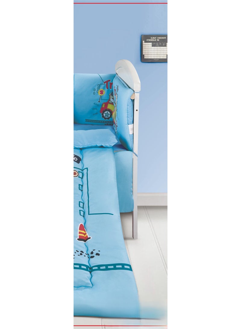 هورس مفرش حواجز سرير اطفال 5 قطع صيفي ليمنح طفلك الراحة - Image 4