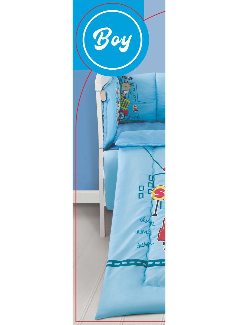 هورس مفرش حواجز سرير اطفال 5 قطع صيفي ليمنح طفلك الراحة - Image 2