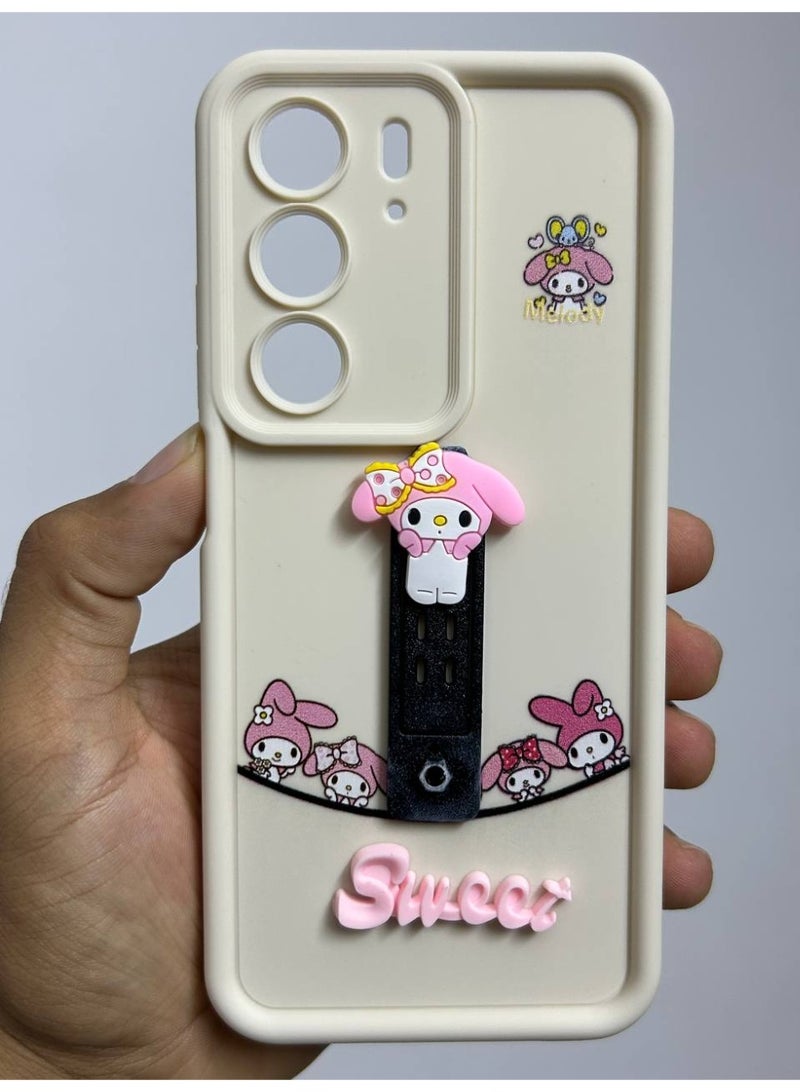 new cartoon-designed back cover with the word "Sweet" on it, compatible with the Realme C75 phone. - Image 2