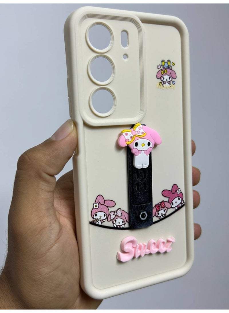 new cartoon-designed back cover with the word "Sweet" on it, compatible with the Realme C75 phone. - Image 3