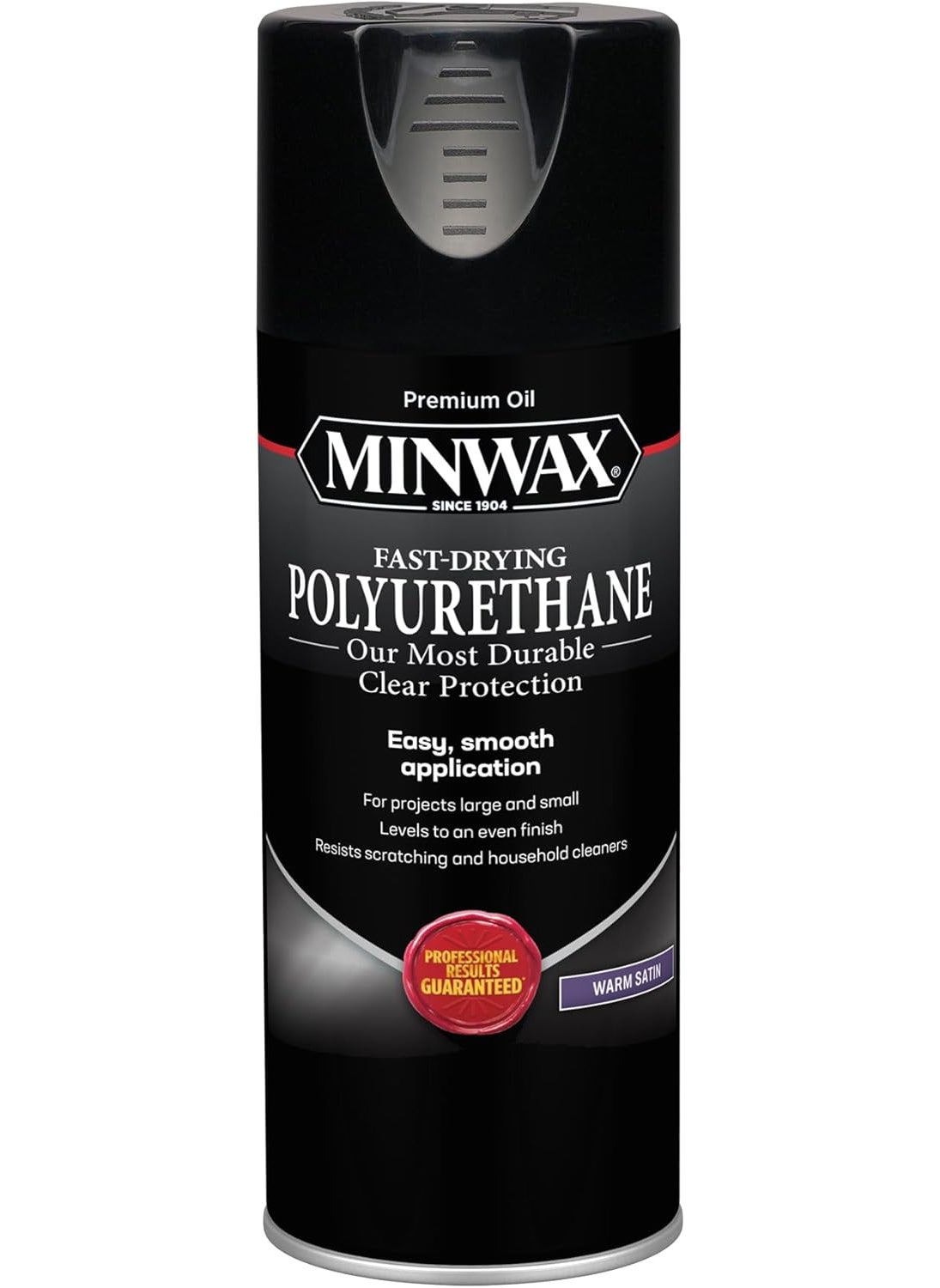 Minwax Minwax Fast Drying Polyurethane Spray Protective Wood Finish Warm Satin 115 oz Aerosol Can  - Image 1