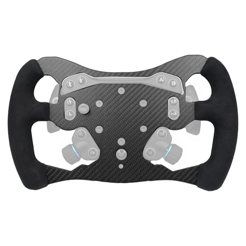 Obokidlyamor F1 Formula Real Carbon Fiber Wheel Mod For Logitech G PRO SIM Racing Wheel Replace Supper lightweight Compatible with Logitech G RS RS50 System Hub Shifter With Suede Grip - Image 1