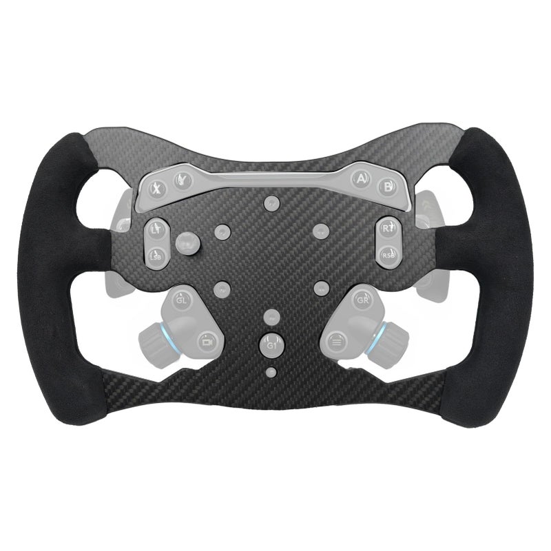 Obokidlyamor F1 Formula Real Carbon Fiber Wheel Mod For Logitech G PRO SIM Racing Wheel Replace Supper lightweight Compatible with Logitech G RS RS50 System Hub Shifter With Suede Grip - Image 2