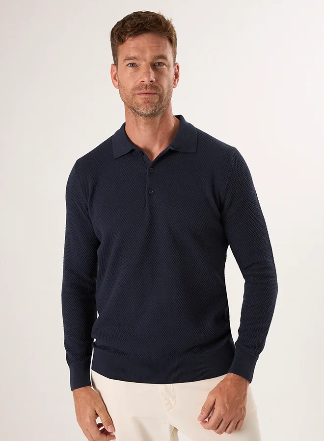 فيليكس هاردي كنزة بياقة بولو وأزرار