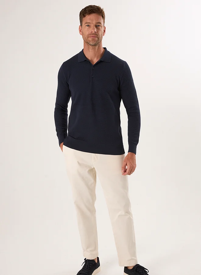 فيليكس هاردي كنزة بياقة بولو وأزرار