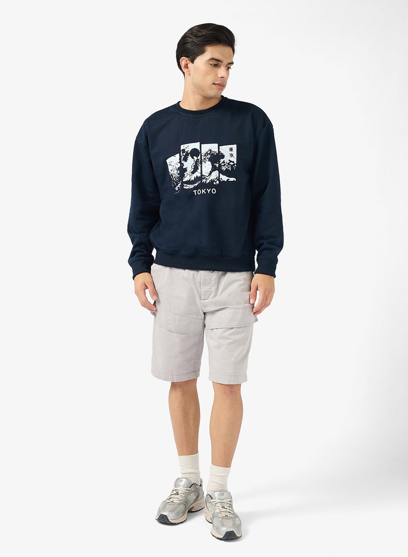 سفنتي فايف سويت شيرت برسومات أمامية - Image 4