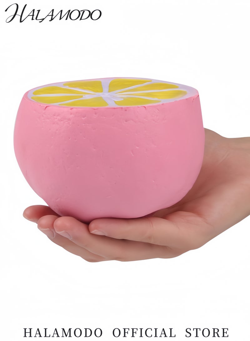 هالامودو ألعاب سكويشيز جامبو فيدجيت ناعمة بطيئة الارتفاع معطرة بفاكهة كبيرة لتخفيف التوتر ألعاب أطفال دعائم تزيينية للأطفال والكبار - Image 3