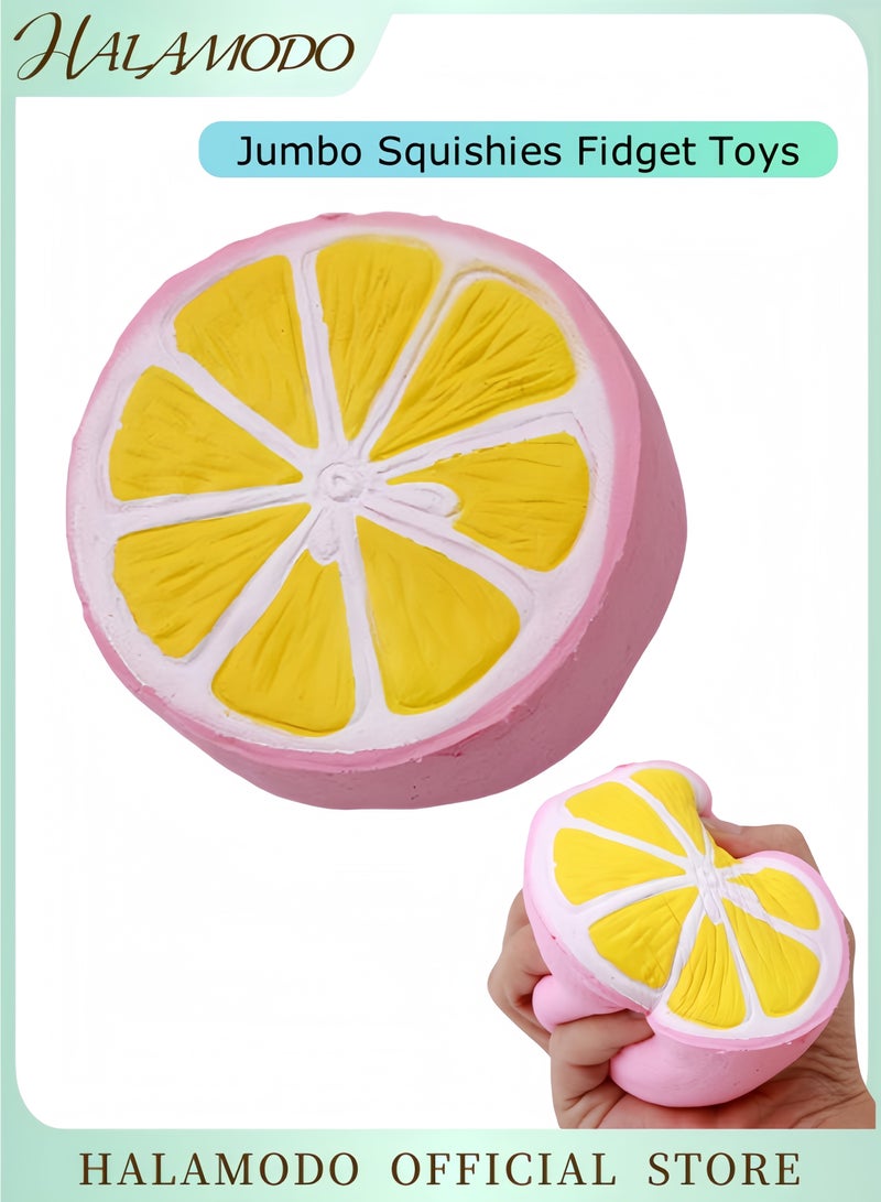 هالامودو ألعاب سكويشيز جامبو فيدجيت ناعمة بطيئة الارتفاع معطرة بفاكهة كبيرة لتخفيف التوتر ألعاب أطفال دعائم تزيينية للأطفال والكبار - Image 1