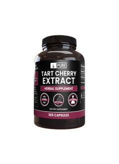 PURE ORIGINAL INGREDIENTS PURE ORIGINAL INGREDIENTS Tart Cherry Extract (365 Capsules) No Magnesium Or Rice Fillers, Always Pure, Lab Verified  - Image 1