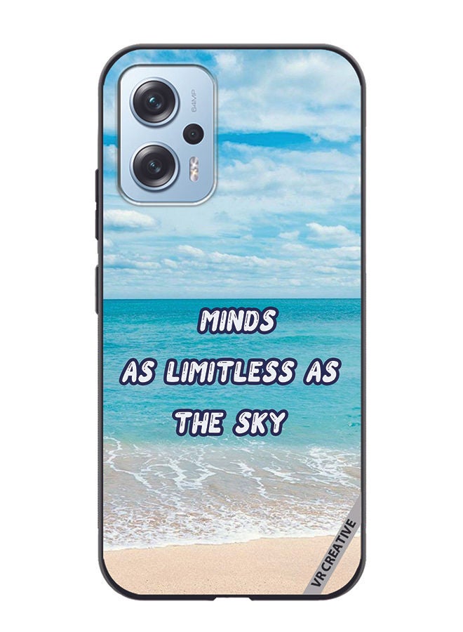 VR CREATIVE Protective Case Cover For Xiaomi Poco X4 GT Sky Caption Design Multicolour - Image 1