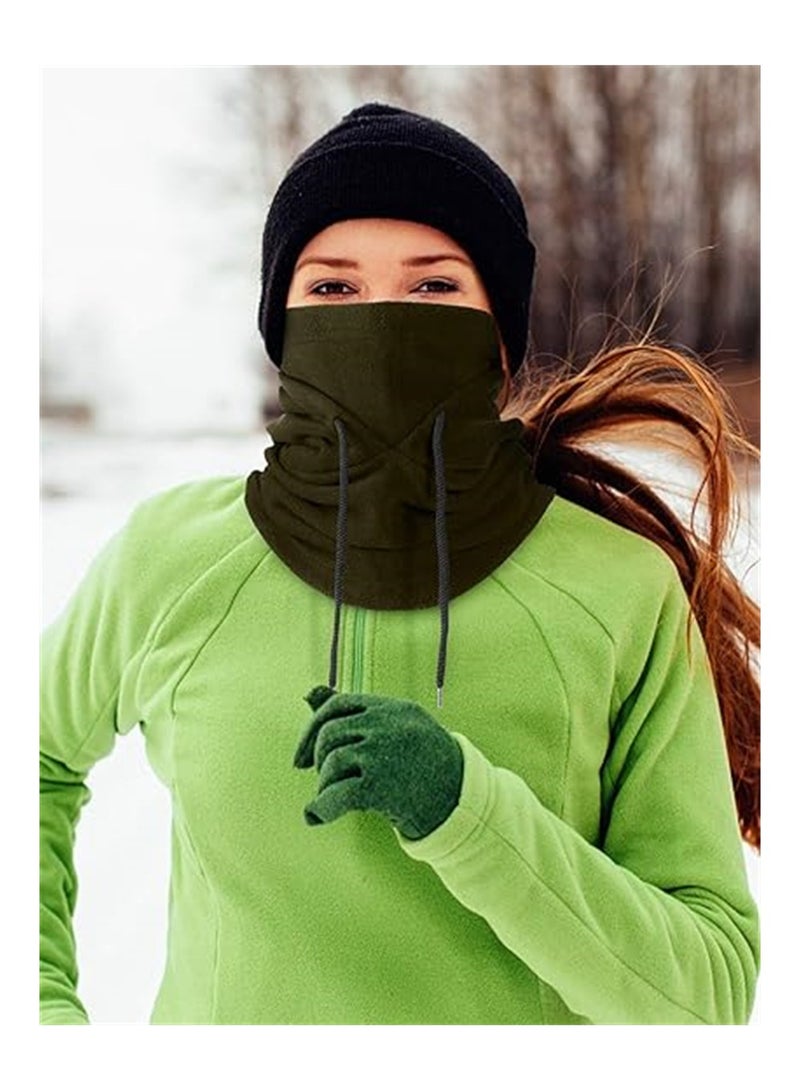 KASTWAVE Thermal Fleece Hats - 2-Pack Perfect for Riding, Skiing, and Sports. Stay Warm and Stylish with this Heavyweight Winter Fleece Balaclava and Neck Wrap Combo. One Size Fits All - Image 4